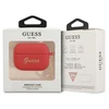 Apple AirPods Pro Guess silikoninis Charm Heart Collection (GUAPLSCHSR) ausinių dėklas raudonos spalvos