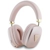 Ausinės Guess Bluetooth 5.3 Metallic Triangle Logo rožinės spalvos