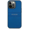 Dėklas Guess PU Leather Saffiano Case, skirtas iPhone 13 Pro Max, mėlynas