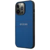 Dėklas Guess PU Leather Saffiano Case, skirtas iPhone 13 Pro Max, mėlynas