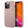 Apple iPhone 13 Pro Max 6,7" Guess dėklas Saffiano Stripe GUHCP13XPSASBPI rožinės spalvos