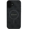 Guess GUHMP16MG4GFRK Apple iPhone 16 Plus 6.7" juodos spalvos dėklas 4G Ring Classic Logo MagSafe
