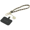Guess GUOUCHSAMC4K Universal Hand Strap juodos spalvos Saffiano Chain 4G Charm