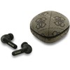 Guess PU 4G Metal Logo ENC TWS belaidės ausinės rudos spalvos