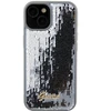 Apple iPhone 15 Pro Max Guess dėklas Sequin Script Metal (GUHCP15XPSFDGSS) sidabrinės spalvos