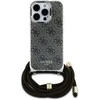 Guess GUHCP16XHC4SEW Apple iPhone 16 Pro Max 6.9" dėklas telefonui rudos spalvos/dėklas telefonui rudos spalvos Crossbody Cord 4G Print