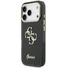 „Guess IML 4G Script Metal“ dėklas, skirtas „iPhone 17 Pro“ - juodas