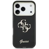 „Guess IML 4G Script Metal“ dėklas, skirtas „iPhone 17 Pro“ - juodas