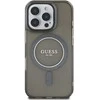 Guess GUHMP16LHFGEREK Apple iPhone 16 Pro 6.3" dėklas telefonui juodos spalvos IML Glitter Circle MagSafe