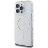 Guess GUHMP16LHFGERET Apple iPhone 16 Pro 6.3″ skaidrus kietas dėklas IML Glitter Circle MagSaf