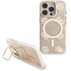 „Guess“ PC/TPU galvanizuoto stovo kameros rėmelis „MagSafe“ dėklas su keičiamais fonais, skirtas „Apple iPhone 16 Pro“