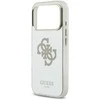 Guess PC/TPU Mirror 4G Glitter Logo MagSafe dėklas skirtas Apple iPhone 17 Pro Max Gold