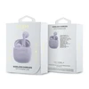 Guess ausinės Bluetooth GUTWSJ14ESGU TWS violetinės spalvos Printed Classic Logo