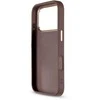 Guess PU 4G MagSafe Strap Limited Edition of 299 dėklas skirtas Apple iPhone 17 Pro rudos spalvos