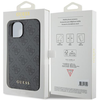 Dėklas GUESS GUHCP15SG4GFGR IPHONE 15/14/13 6.1 "GRAY / GRAY HARD CASE 4G METAL GOLD LOGO