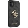 Dėklas Guess - Guess PU 4G Metal Logo Case for iPhone 11 Pilkas