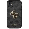 Dėklas Guess - Guess PU 4G Metal Logo Case for iPhone 11 Pilkas