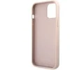 Dėklas Guess - Guess PU 4G Metal Logo Case for iPhone 12/12 Pro Rožinė