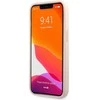 Guess - Guess PU 4G metalinis dėklas su logotipu, skirtas iPhone 13 Pro, Rožinė