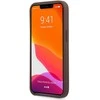 „Guess“ – „Guess PU 4G“ metalinis dėklas su logotipu, skirtas „iPhone 13 Pro“, rudas