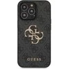 Guess Apple iPhone 13 Pro metalinis logotipo dėklas Pilkas