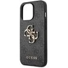 Guess Apple iPhone 13 Pro metalinis logotipo dėklas Pilkas