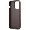 „Guess“ – „Guess PU 4G“ metalinis dėklas su logotipu, skirtas „iPhone 13 Pro“, rudas
