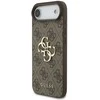 Dėklas Guess PU 4G Metal Logo Strap Case for Apple iPhone Air rudos spalvos
