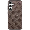 Guess 4G Ring Classic Logo MagSafe dėklas skirtas Samsung Galaxy S25 FE rudos spalvos