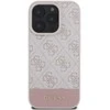 Guess 4G Bottom Stripe Apple iPhone 16 Pro – dėklas telefonui rožinės spalvos