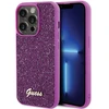 GUESS GUHCP15XPMSDGSF IPHONE 15 PRO MAX 6.7" FUKSJA/FUKSIJA kietas dėklas DISCO METAL SCRIPT