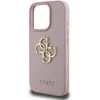 Guess PU Grained 4G Metal Logo Apple iPhone 15 Pro dėklas telefonui rožinės spalvos