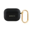 Guess PU Grained Classic Logo Apple AirPods Pro dėklas jūsų ausinėms juodos spalvos