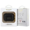 Guess PU Grained Classic Logo Apple AirPods Pro dėklas jūsų ausinėms juodos spalvos