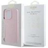 Apple iPhone 16 Pro Guess Grained Ring MagSafe (GUHMP16LPGHSMMP) dėklas telefonui rožinės spalvos