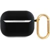 Guess PU Grained Classic Logo Apple AirPods Pro 2 dėklas jūsų ausinėms juodos spalvos