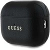 Guess PU Grained Classic Logo Apple AirPods Pro 2 dėklas jūsų ausinėms juodos spalvos