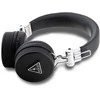 Guess ausinės Bluetooth ENC GUBH70PGTSPSK juodos spalvos Grained Classic Round Shape