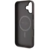 Guess PU Leather 4G Big Love Logo MagSafe Apple iPhone 16 dėklas telefonui rudos spalvos