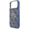Dėklas Guess 4G Big 4G Classic Logo Case, skirta iPhone 18 Pro Max / 17 Pro Max – mėlyna ir auksinė