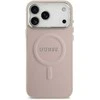 Guess PU Saffiano MagSafe dėklas skirtas Apple iPhone 17 Pro Max rožinės spalvoa