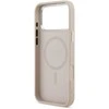 Guess PU Saffiano MagSafe dėklas skirtas Apple iPhone 17 Pro Max rožinės spalvoa