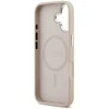 Guess PU Saffiano MagSafe dėklas skirtas Apple iPhone 17 rožinės spalvos