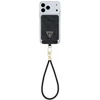 Guess wallet + hand strap set Guess triangle MagSafe juodos spalvos
