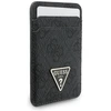 Guess wallet + hand strap set Guess triangle MagSafe juodos spalvos