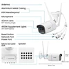 HiSmart HS084257 Smart Outdoor Camera 5MP / Wi-Fi