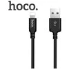 USB A tipo į „Lightning“ tipo laidas Hoco 2A, 2 m x 14, juodas