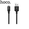 USB A tipo į „Lightning“ tipo laidas Hoco, 1 m x 14, juodas