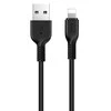 USB A tipo į „Lightning“ tipo laidas Hoco 2,4A, 1 m, juodas x20