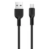 USB kabelis Hoco X20 Flash microUSB juodas 2m